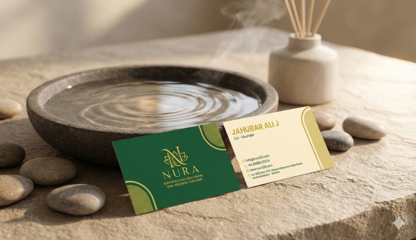 Wellness Brand Business Card Design