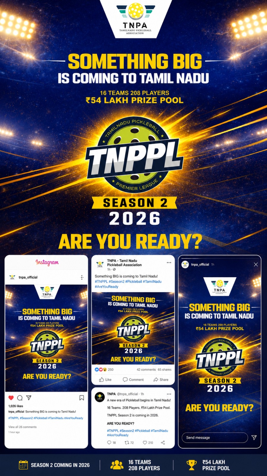 Sports League Launch Campaign