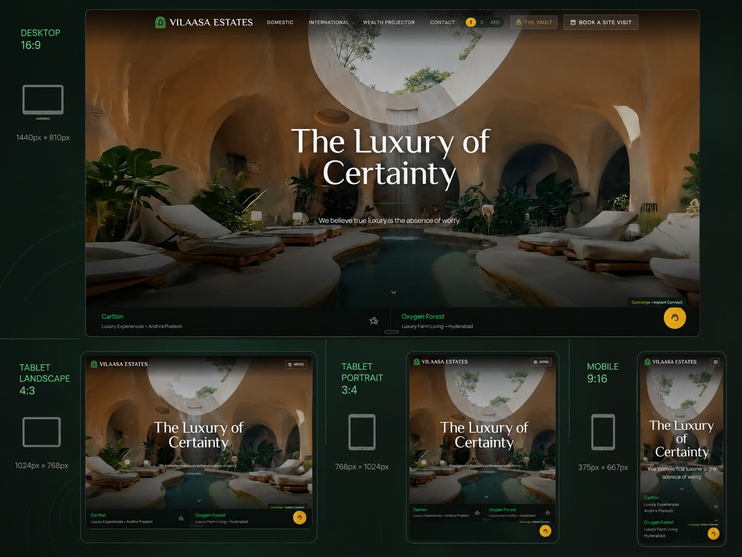 Responsive Website Mock-up Design